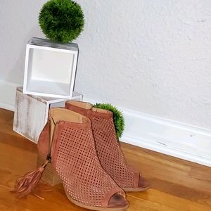 Open Toe Bootie with 2.5 inch heels